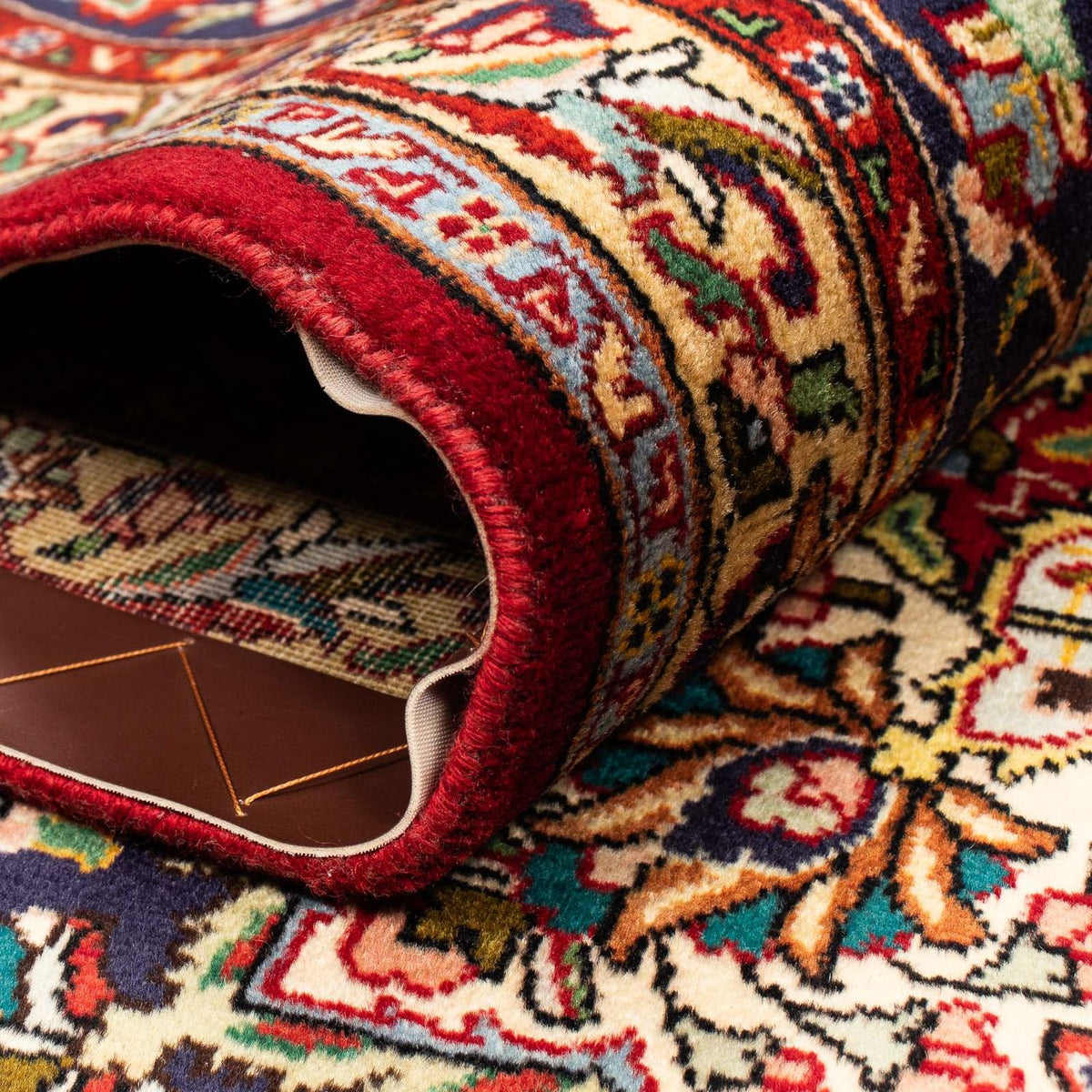 Alfombra Persa - Tabriz - Real - 398 x 300 cm - rojo