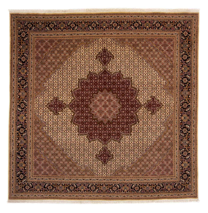 Alfombra Persa - Tabriz - Real - 351 x 252 cm - marrón