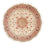Alfombra Persa - Tabriz - Real redondo  - 150 x 150 cm - beige