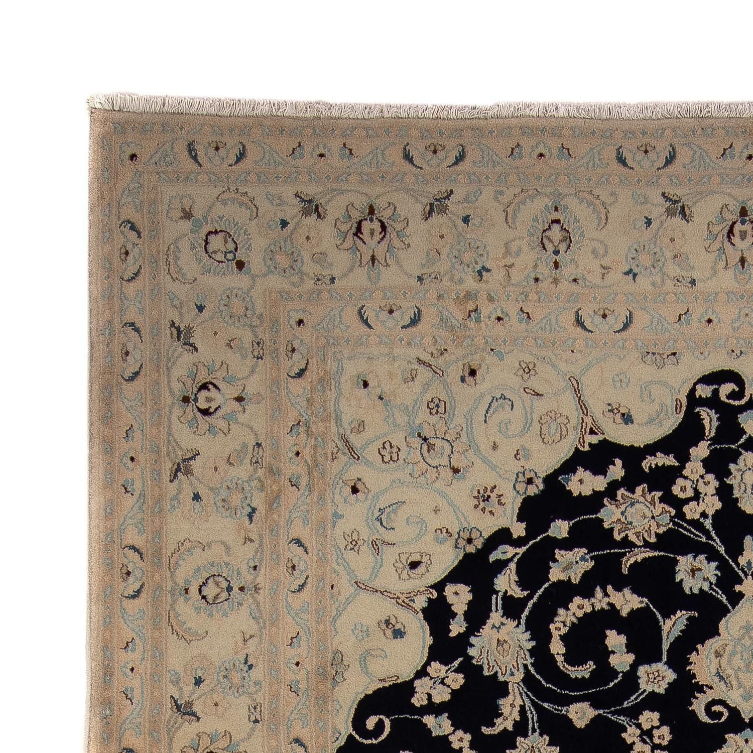 Alfombra persa - Nain - 348 x 250 cm - azul oscuro