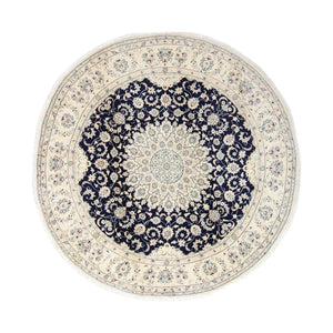Alfombra persa - Nain - 352 x 248 cm - azul oscuro
