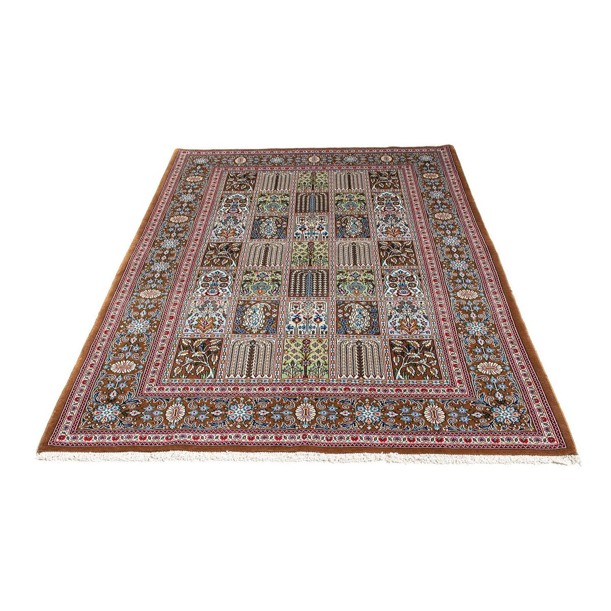 Alfombra persa - Ghom - 200 x 132 cm - multicolor