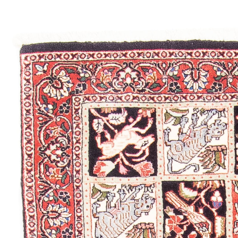 Alfombra persa - Bidjar - 138 x 71 cm - rojo claro