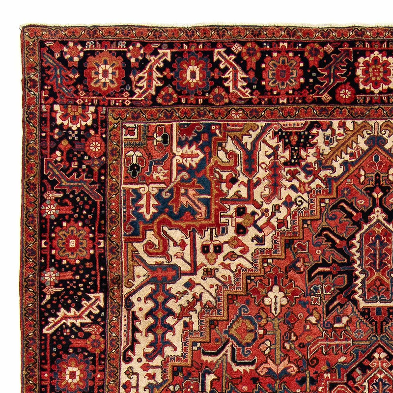 Alfombra persa - Nómada - 368 x 286 cm - rojo oscuro