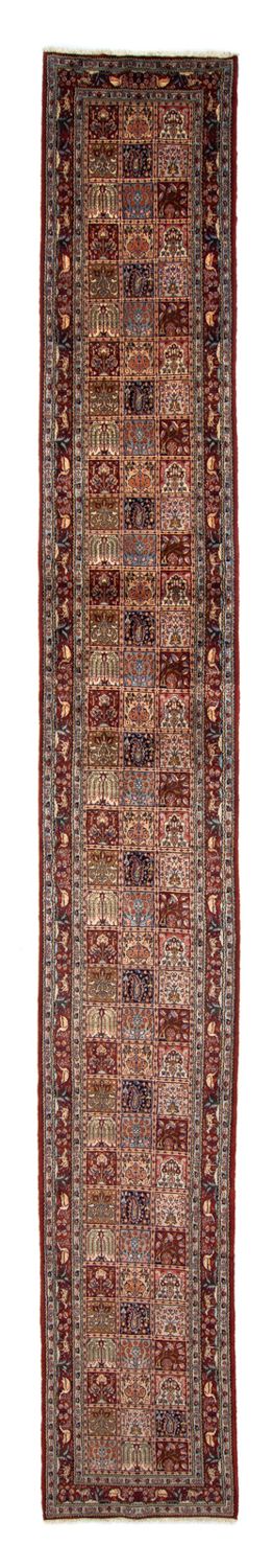 Alfombra de pasillo Alfombra persa - Clásica - 607 x 80 cm - rojo oscuro