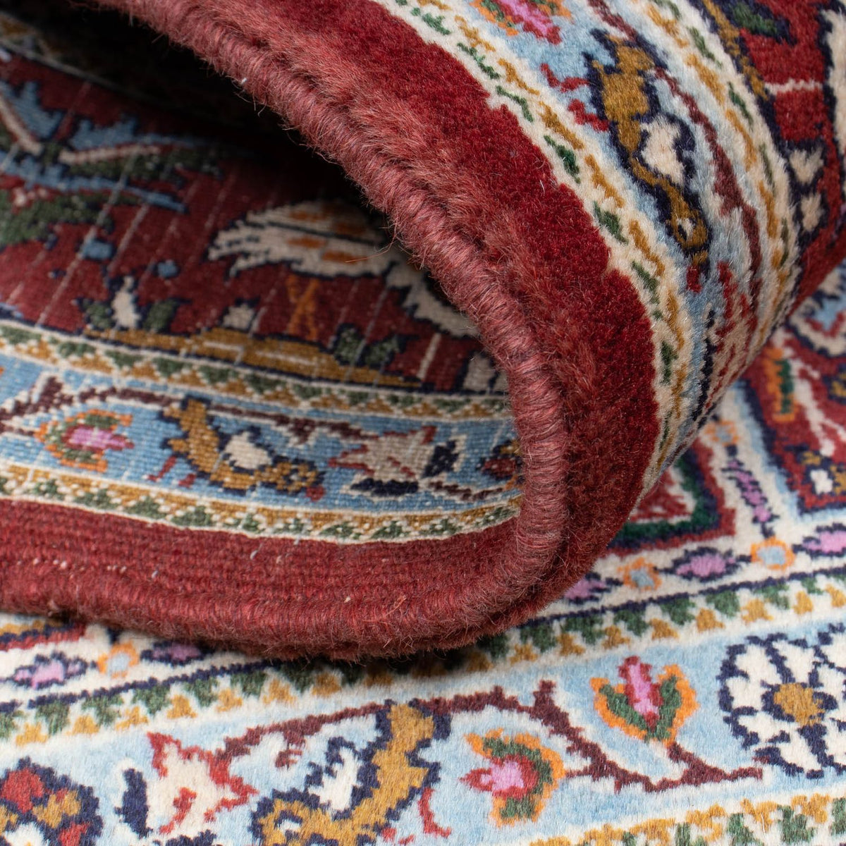 Alfombra persa - Clásica - 148 x 98 cm - rojo oscuro