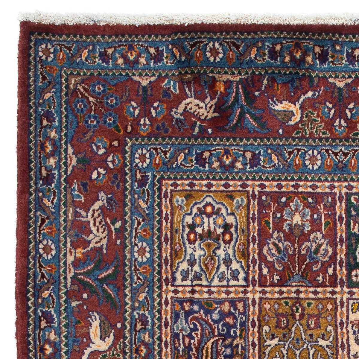 Alfombra persa - Clásica - 144 x 100 cm - rojo oscuro