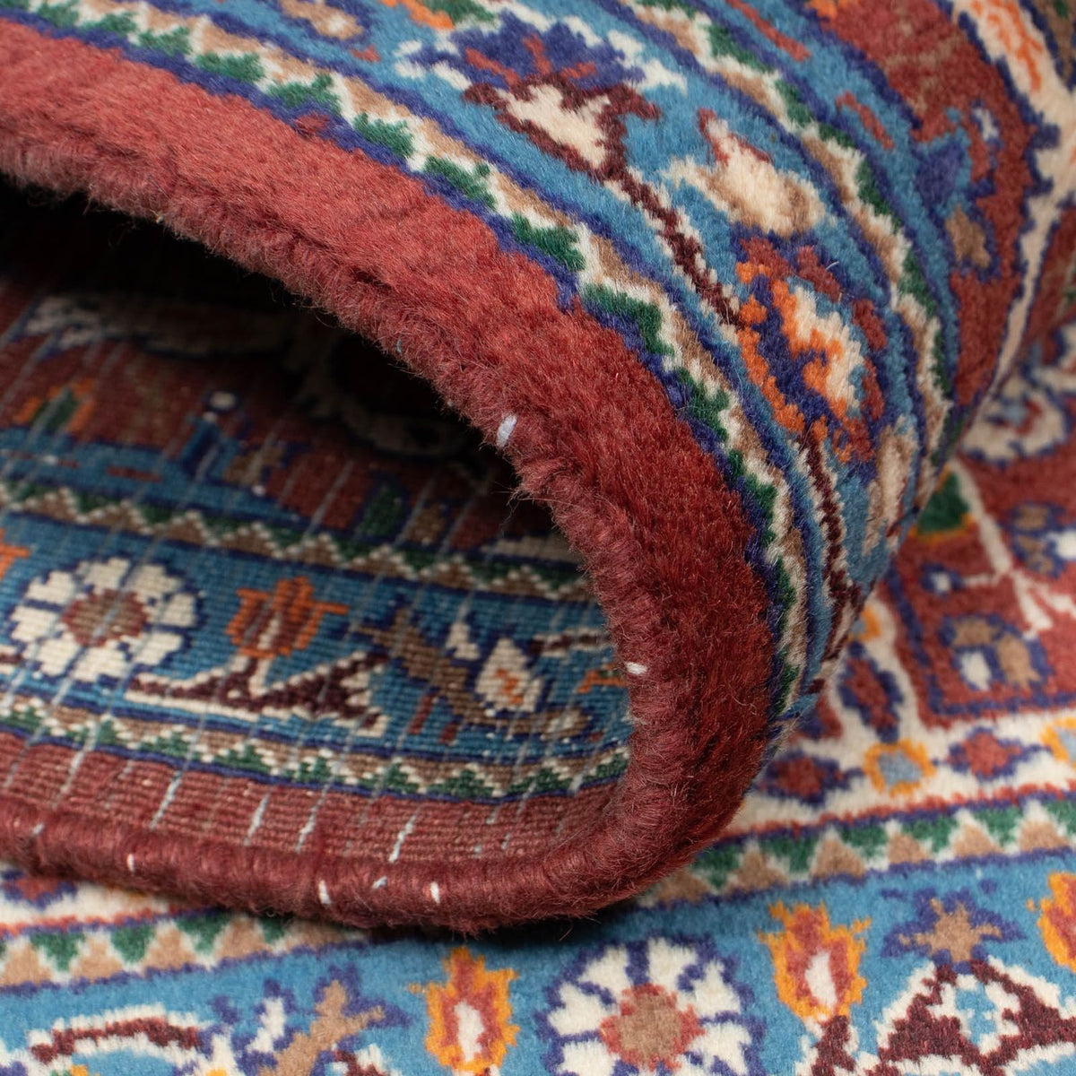 Alfombra persa - Clásica - 144 x 100 cm - rojo oscuro