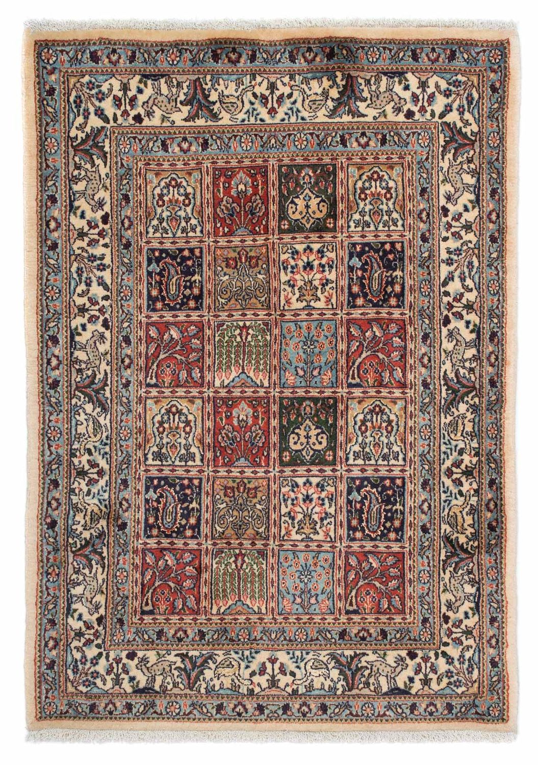 Alfombra persa - Clásica - 145 x 98 cm - multicolor
