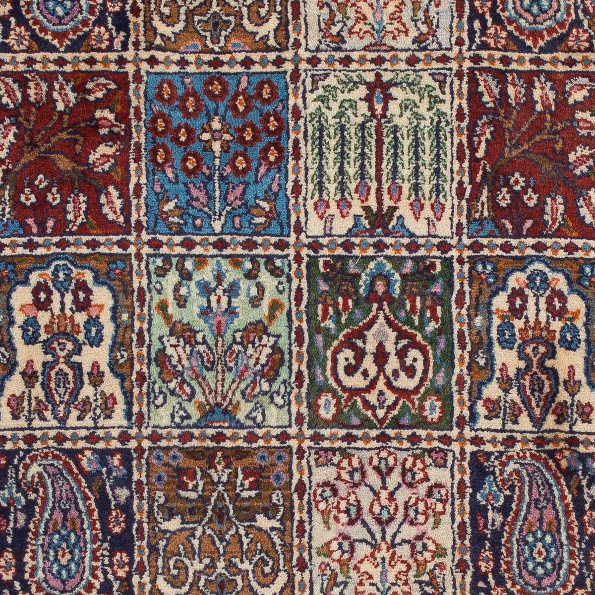 Alfombra persa - Clásica - 140 x 95 cm - rojo oscuro