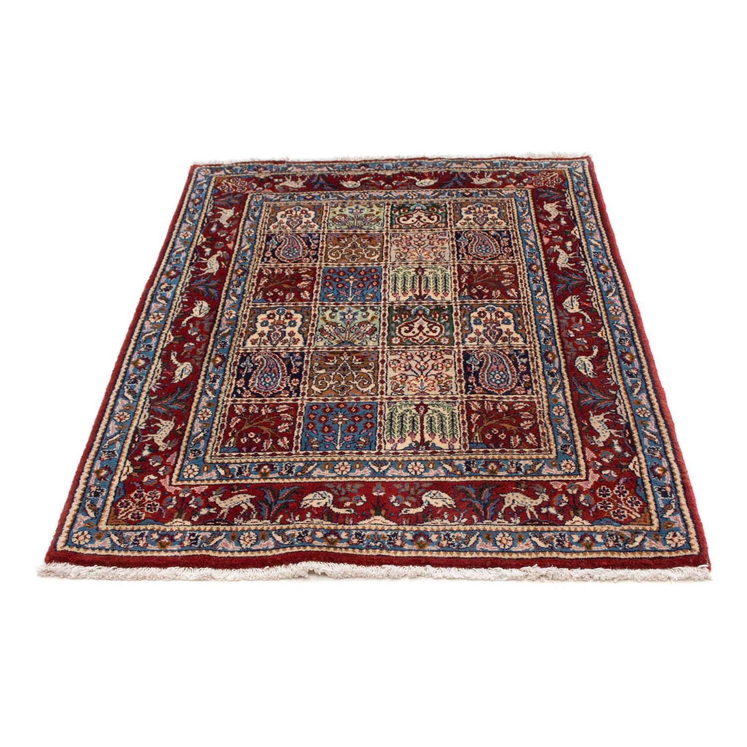Alfombra persa - Clásica - 140 x 95 cm - rojo oscuro