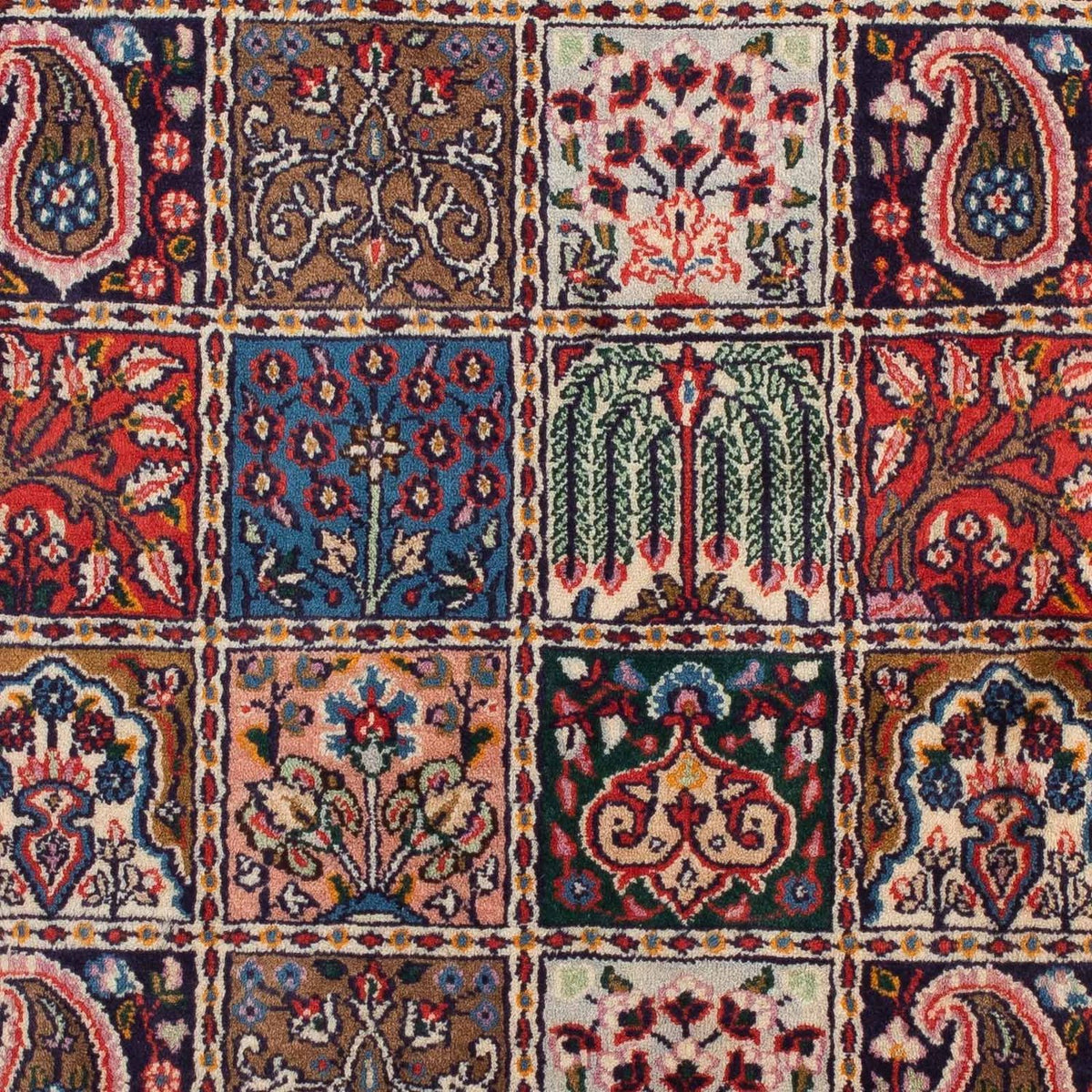 Alfombra persa - Clásica - 150 x 100 cm - rojo oscuro