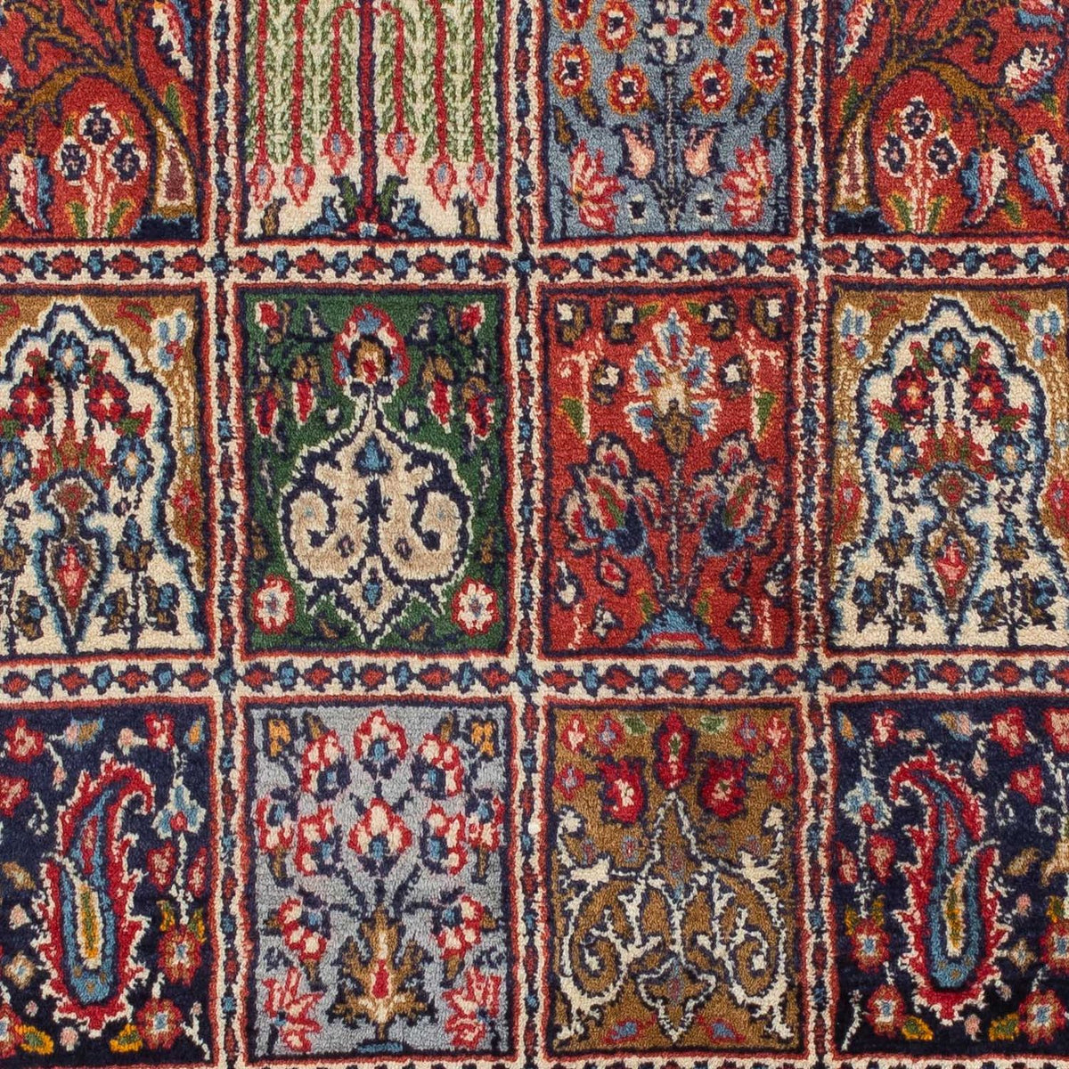 Alfombra persa - Clásica - 145 x 96 cm - rojo oscuro