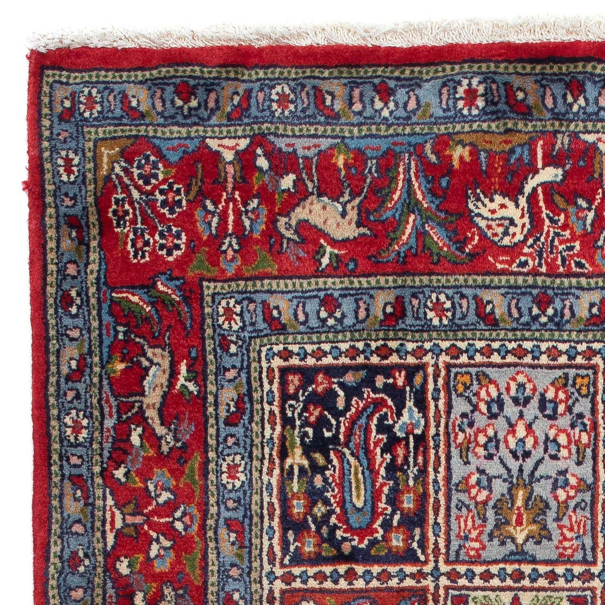 Alfombra persa - Clásica - 145 x 96 cm - rojo oscuro