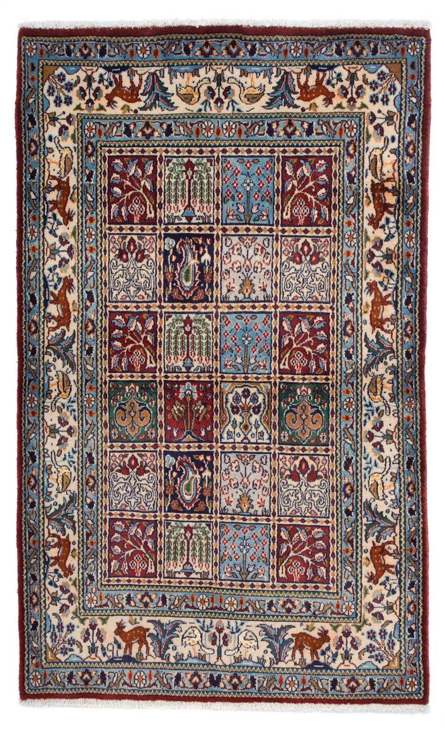 Alfombra persa - Clásica - 154 x 100 cm - multicolor