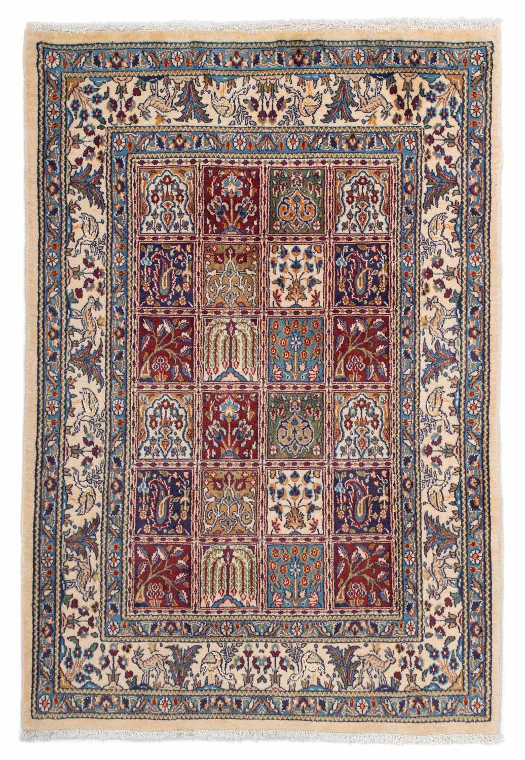 Alfombra persa - Clásica - 146 x 99 cm - multicolor