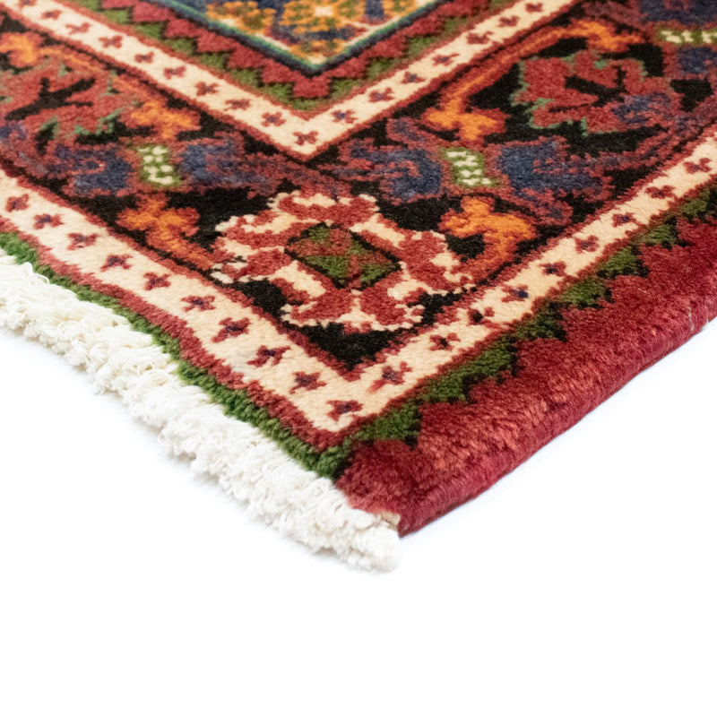 Alfombra persa - Nómada - 205 x 138 cm - rojo oscuro