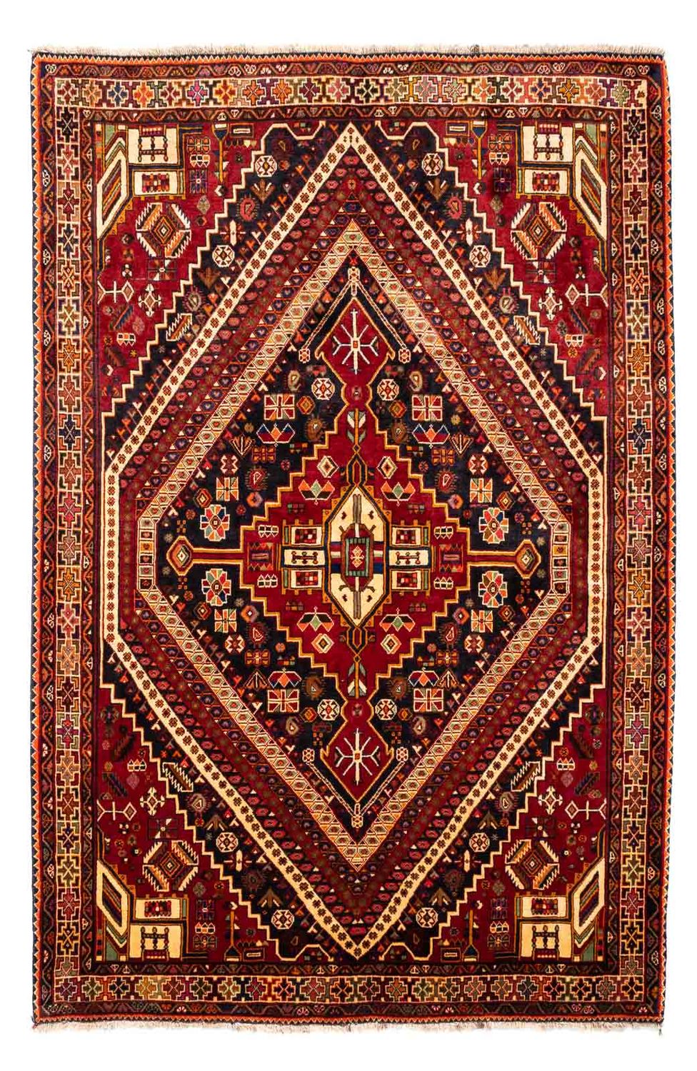 Alfombra persa - Nómada - 264 x 170 cm - óxido