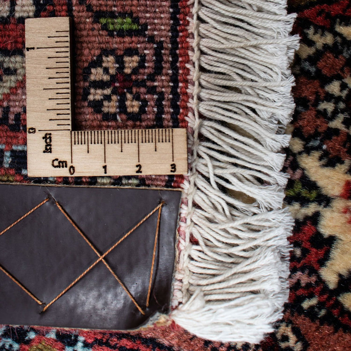 Alfombra persa - Bidjar - 222 x 136 cm - azul oscuro