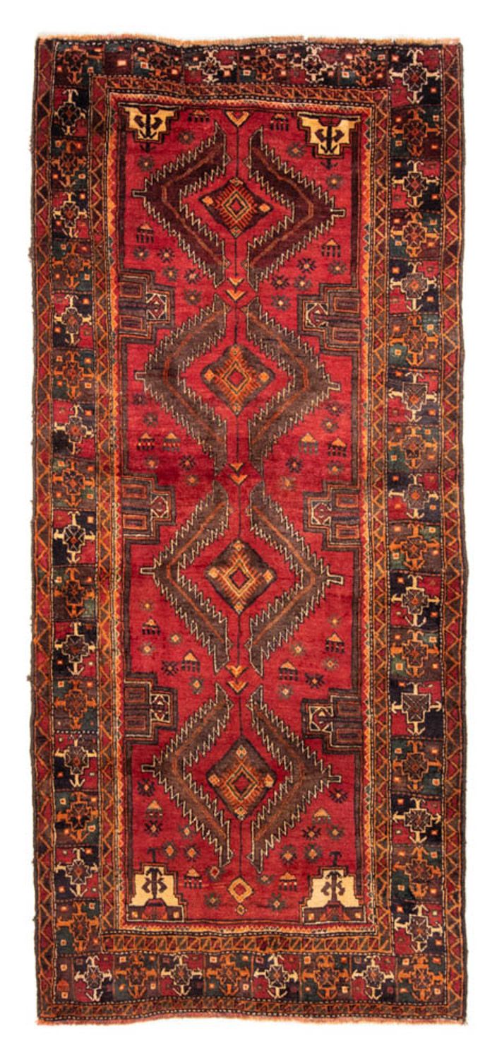 Alfombra de pasillo Alfombra Belutsch - 237 x 103 cm - rojo