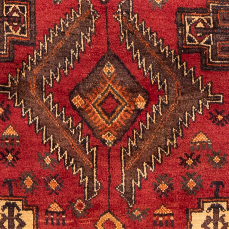 Alfombra de pasillo Alfombra Belutsch - 237 x 103 cm - rojo