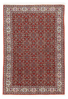 Alfombra persa - Bidjar - 160 x 108 cm - rojo oscuro