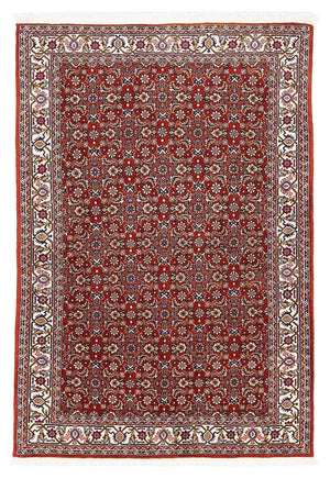 Alfombra persa - Bidjar - 160 x 108 cm - rojo oscuro