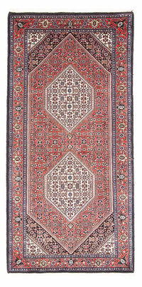 Alfombra persa - Bidjar - 160 x 73 cm - rojo claro
