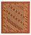Alfombra Kelim - Oriental cuadrado  - 165 x 161 cm - rojo oscuro