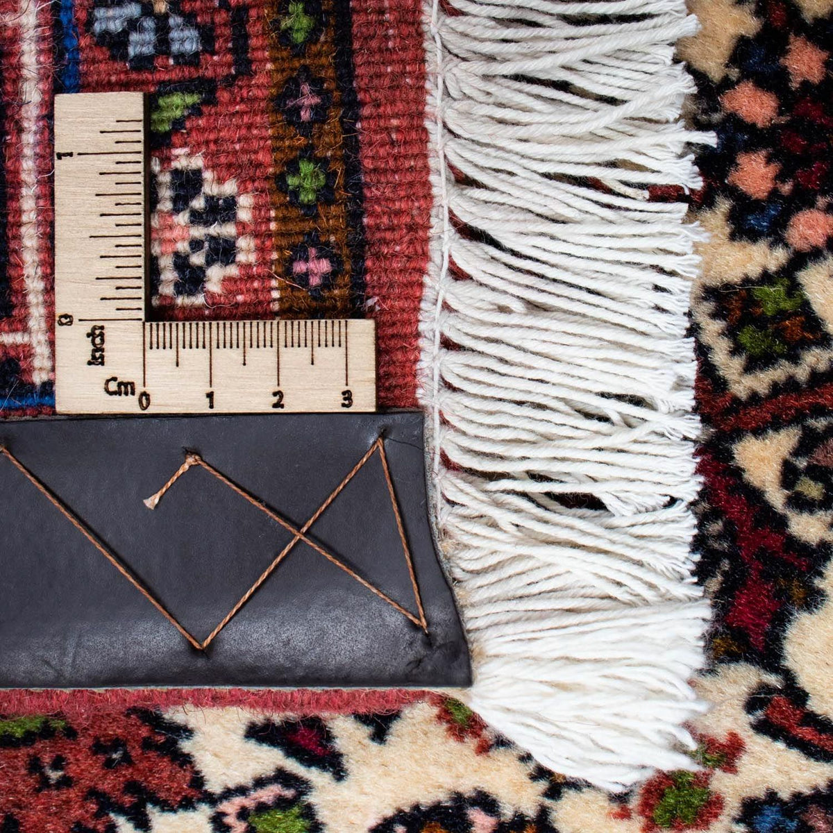 Alfombra persa - Bidjar - 202 x 140 cm - rojo