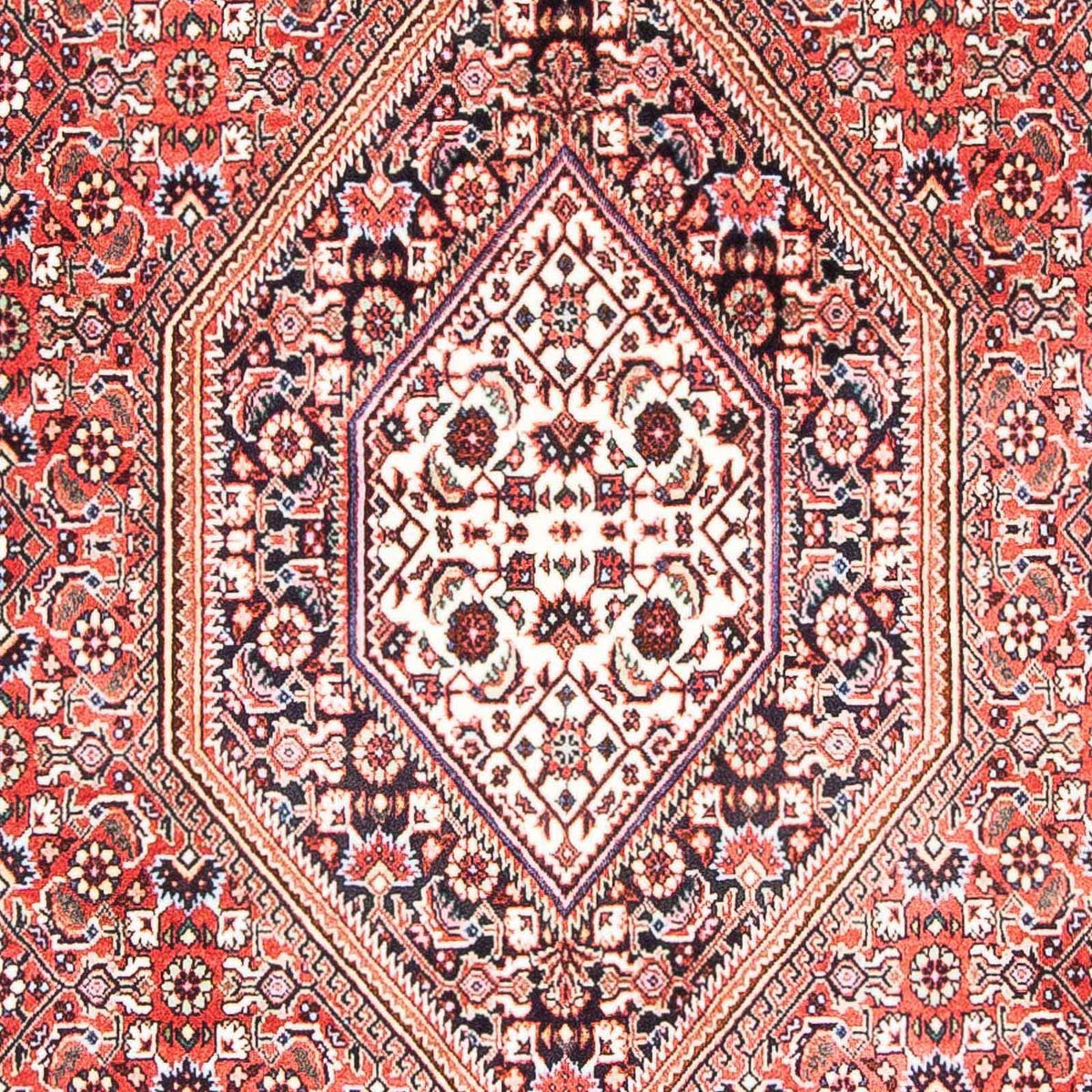 Alfombra persa - Bidjar - 180 x 108 cm - rojo claro