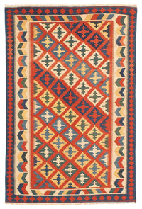 Alfombra Kelim - Oriental - 217 x 155 cm - rojo