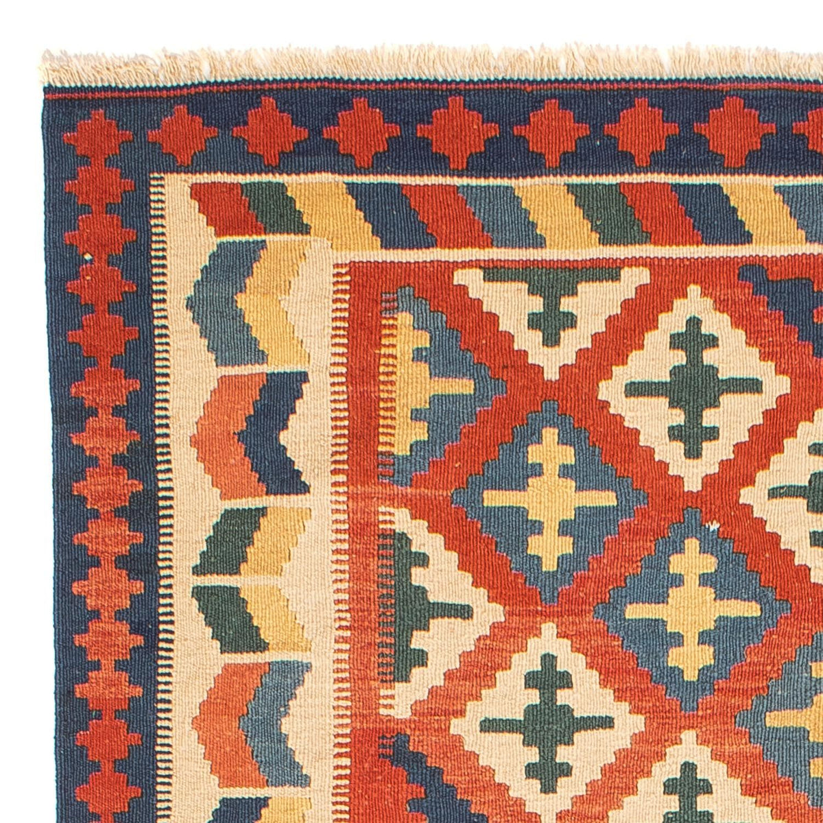 Alfombra Kelim - Oriental - 217 x 155 cm - rojo