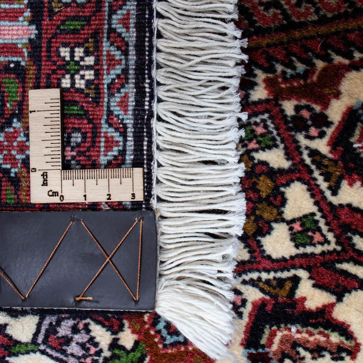 Alfombra persa - Bidjar - 218 x 142 cm - rojo