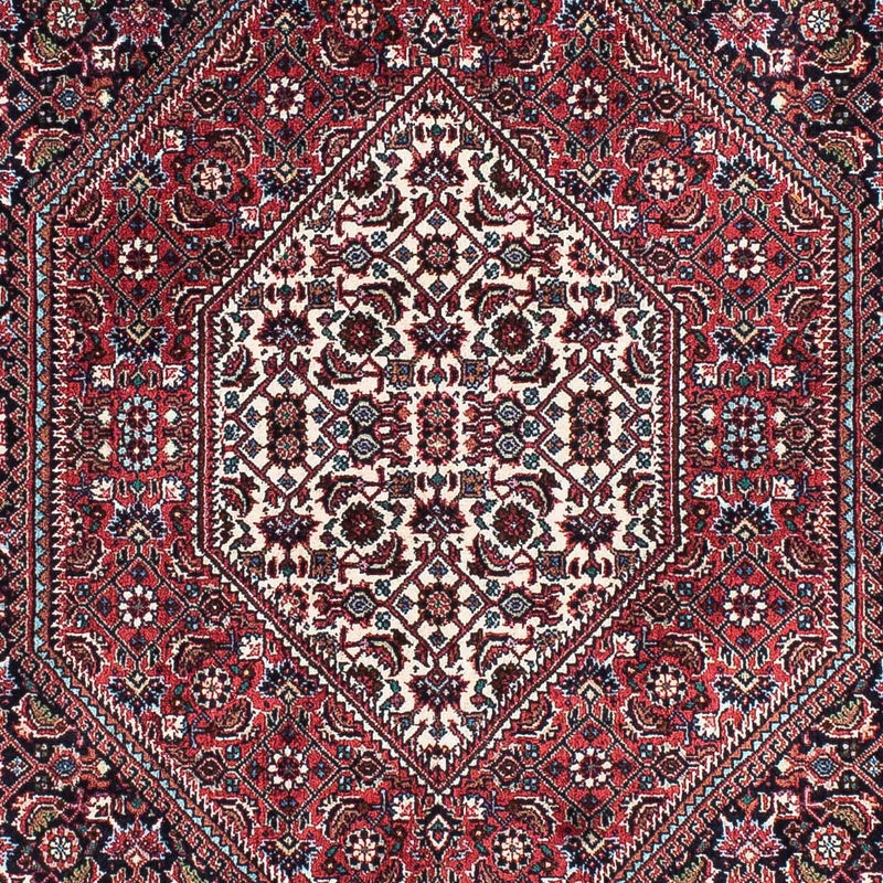 Alfombra de pasillo Alfombra persa - Bidjar - 200 x 97 cm - rojo claro
