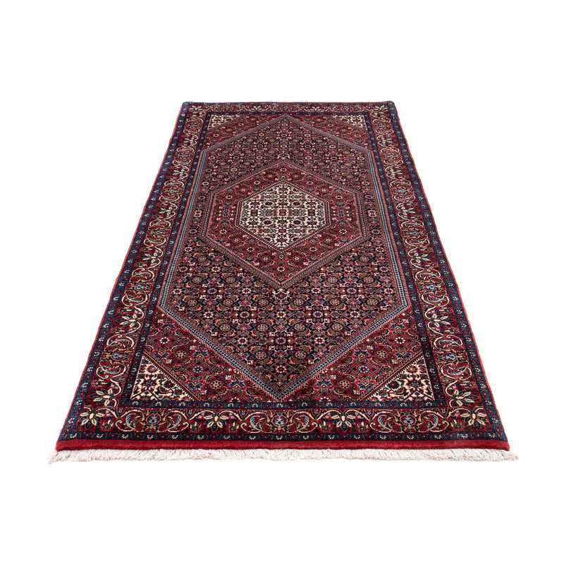 Alfombra de pasillo Alfombra persa - Bidjar - 200 x 97 cm - rojo claro