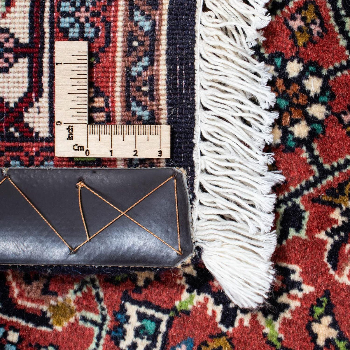 Alfombra persa - Bidjar - 200 x 144 cm - rojo