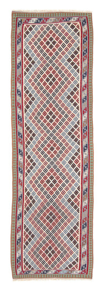 Alfombra de pasillo Alfombra Kelim - Oriental - 385 x 96 cm - multicolor