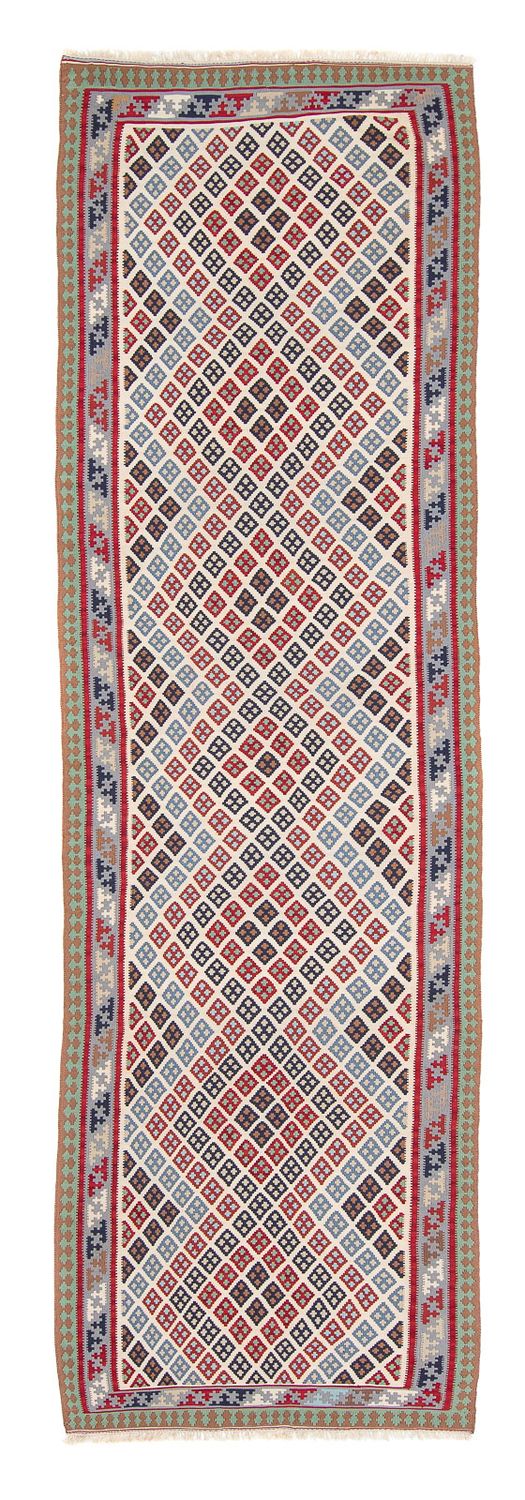 Alfombra de pasillo Alfombra Kelim - Oriental - 385 x 96 cm - multicolor