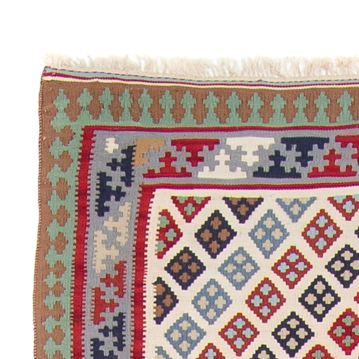 Alfombra de pasillo Alfombra Kelim - Oriental - 385 x 96 cm - multicolor