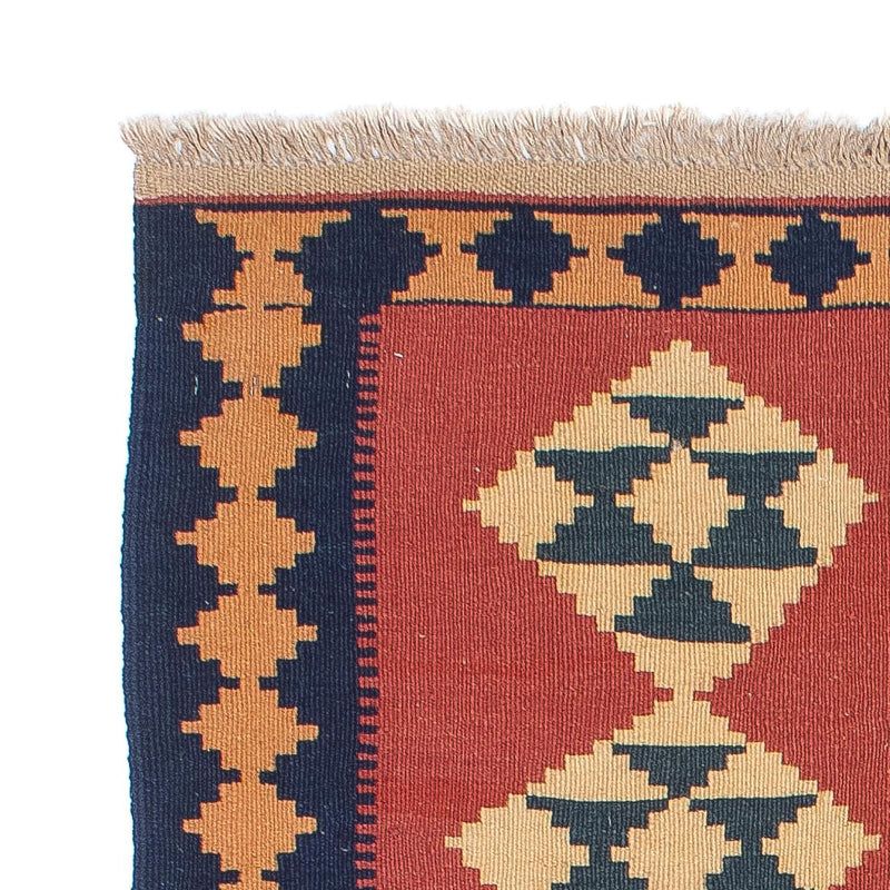 Alfombra Kelim - Oriental - 152 x 87 cm - rojo oscuro