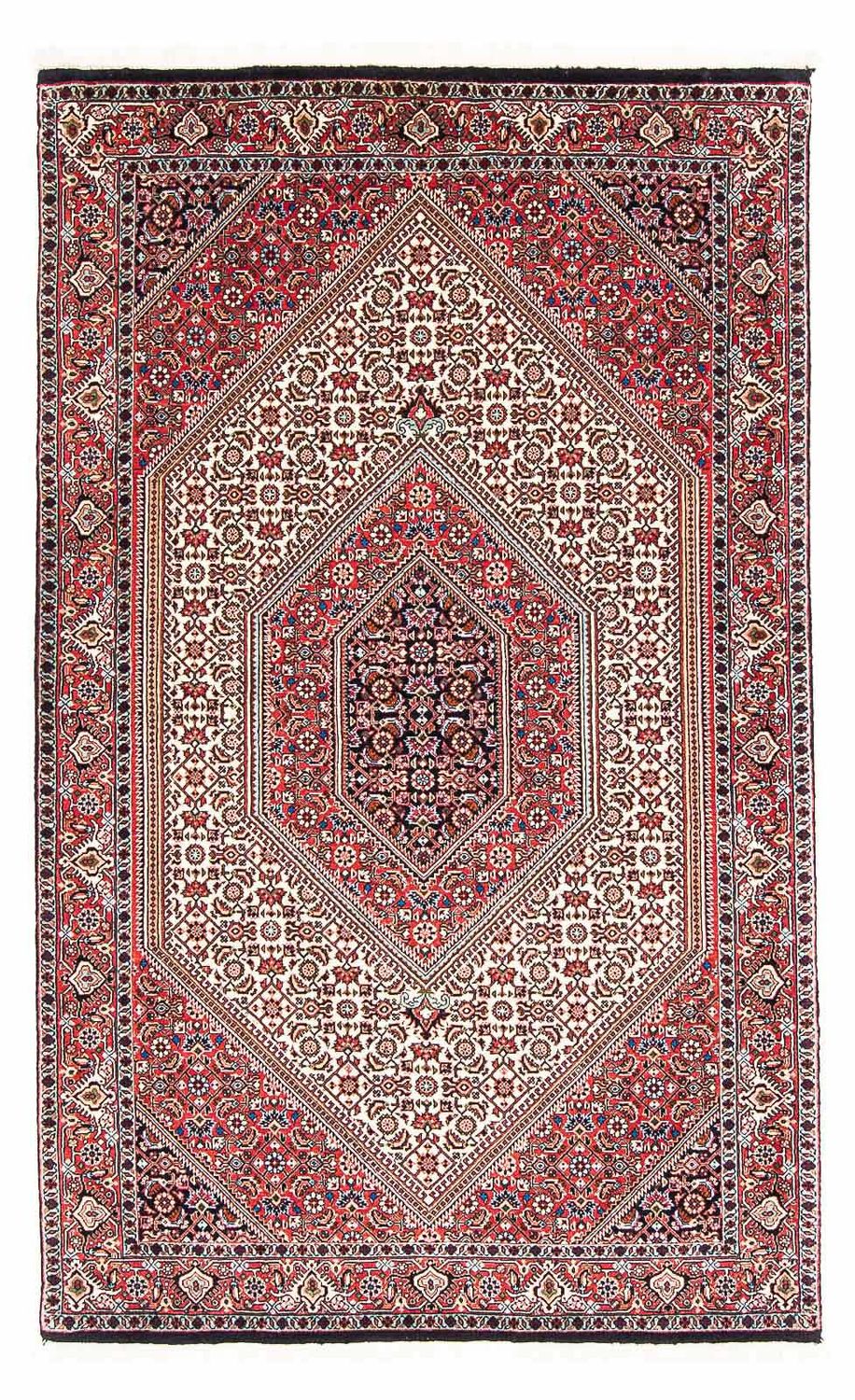 Alfombra persa - Bidjar - 177 x 108 cm - rojo