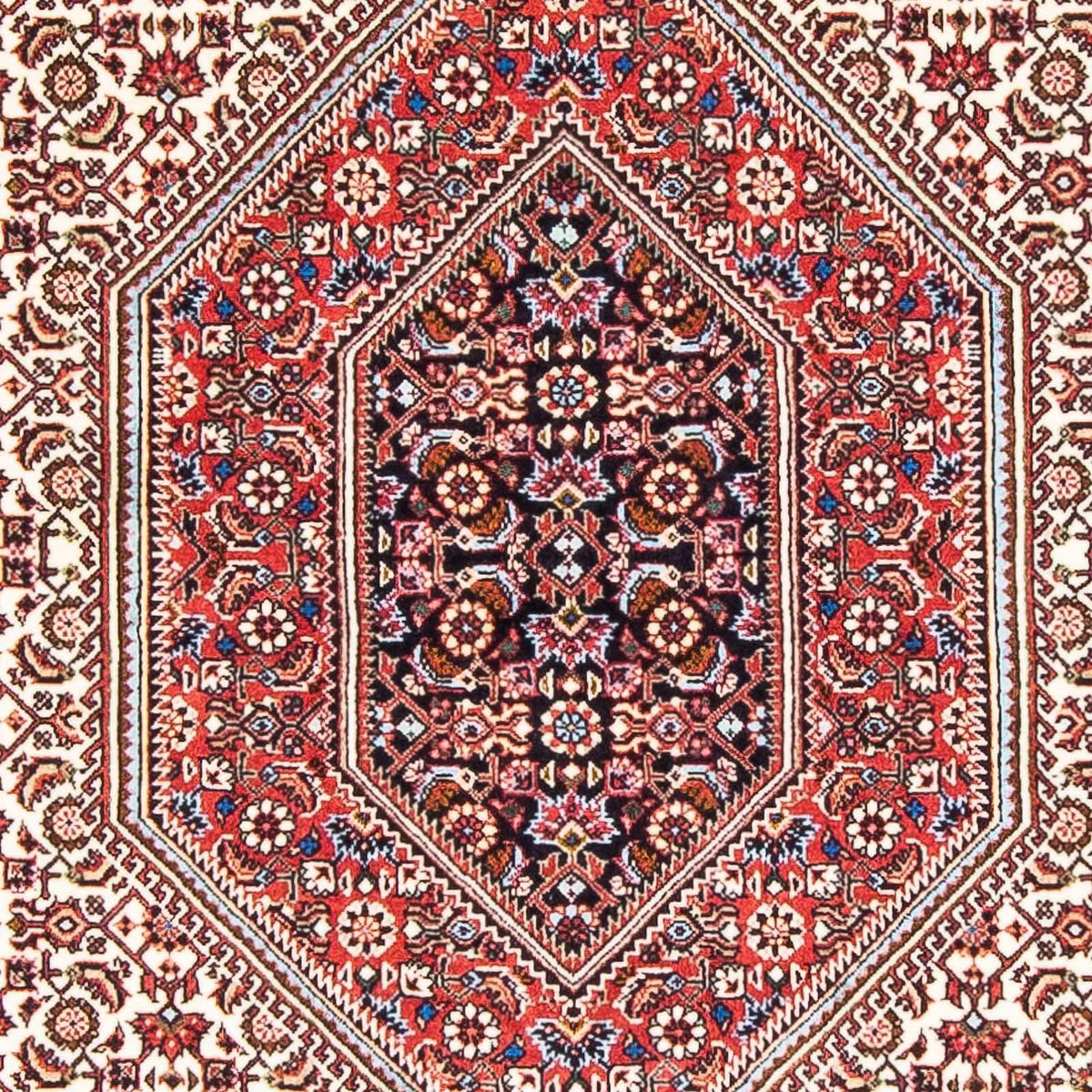 Alfombra persa - Bidjar - 177 x 108 cm - rojo