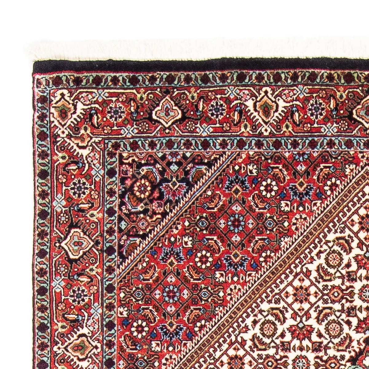 Alfombra persa - Bidjar - 177 x 108 cm - rojo