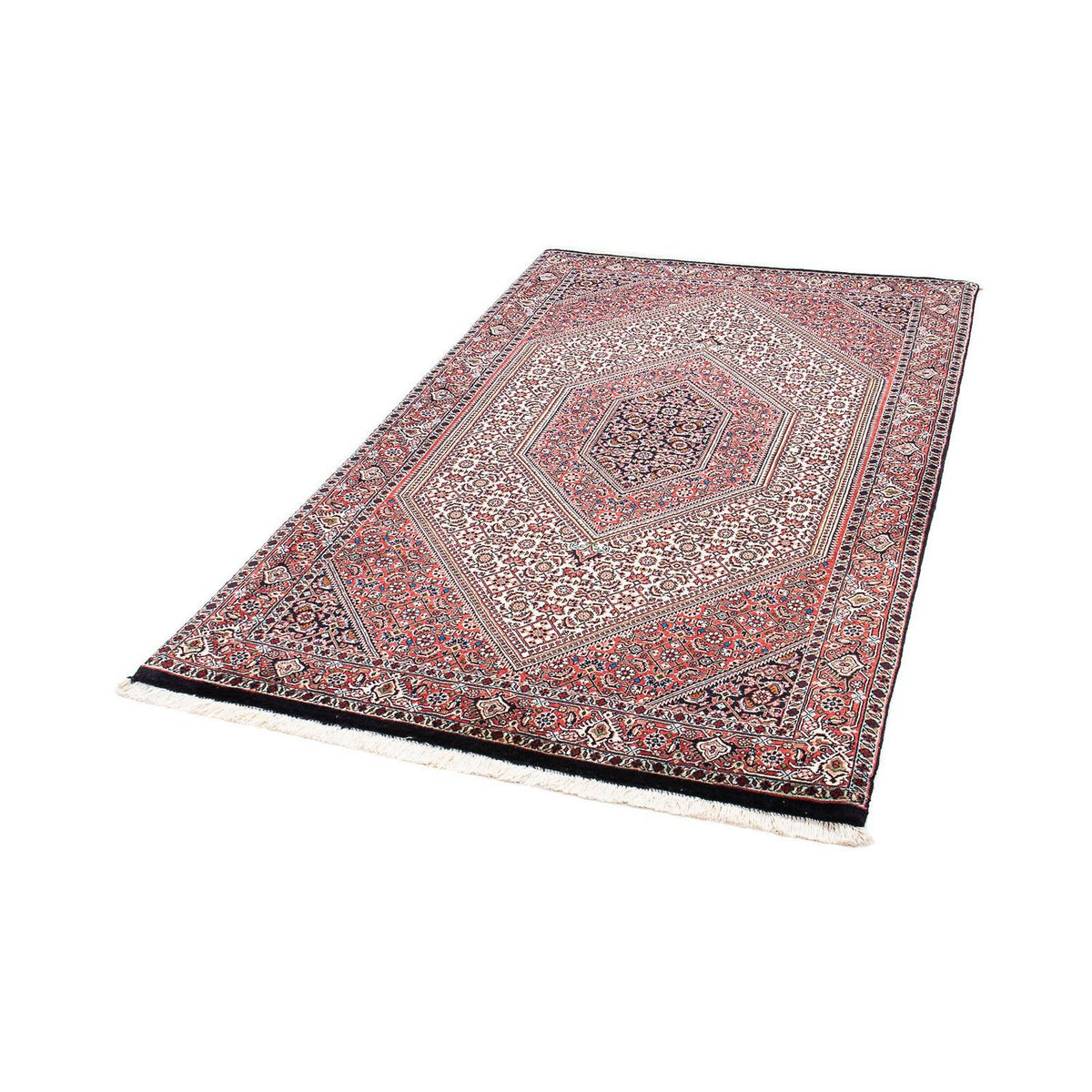 Alfombra persa - Bidjar - 177 x 108 cm - rojo