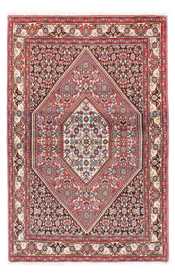 Alfombra persa - Bidjar - 165 x 107 cm - rojo