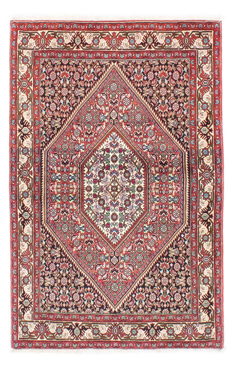 Alfombra persa - Bidjar - 165 x 107 cm - rojo