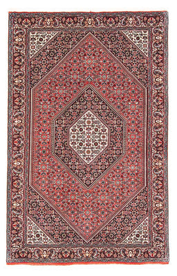 Alfombra persa - Bidjar - 172 x 109 cm - rojo