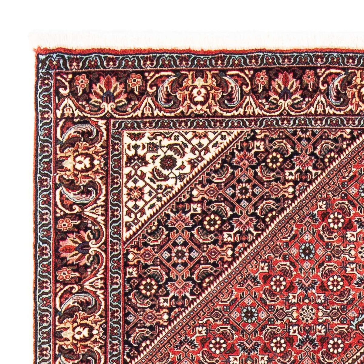 Alfombra persa - Bidjar - 172 x 109 cm - rojo