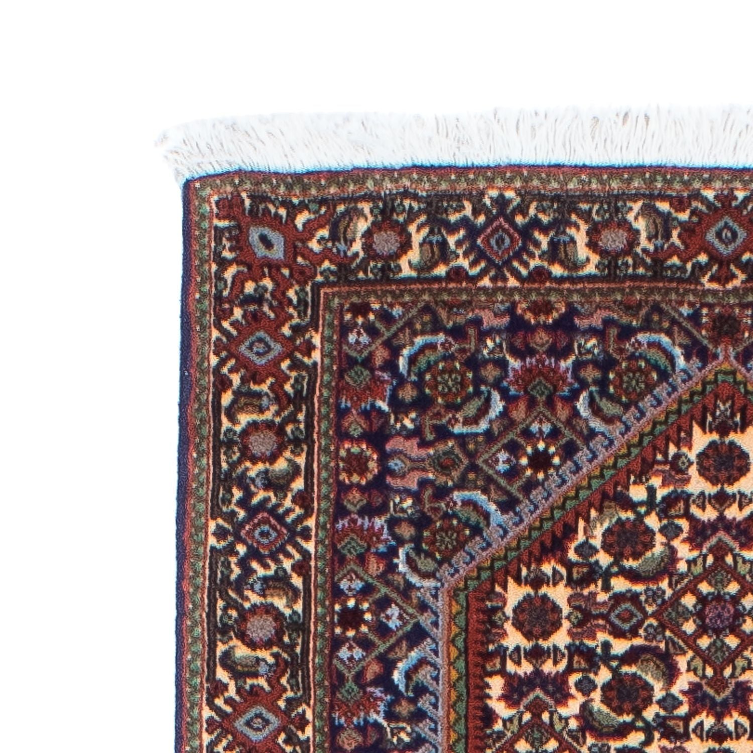 Alfombra de pasillo Alfombra persa - Bidjar - 255 x 69 cm - azul